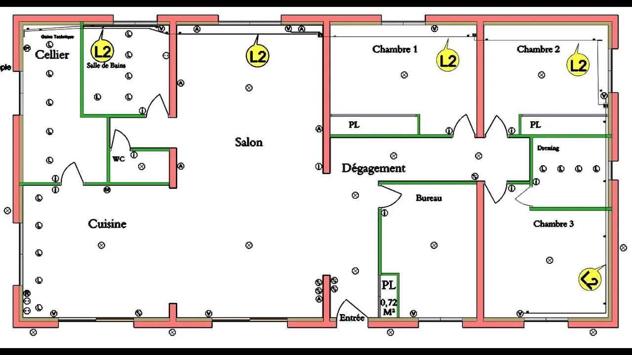 Faire le plan d’installation électrique d’une maison