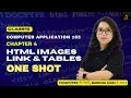 CBSE Computer Application 165 HTML Images Links Table One Shot Barkha mam HTML Class10 Ch4
