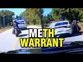 Meth Warrant Motorcycle Crash Officer Breaks Finger During Arrest