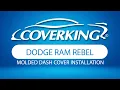 How to Install 2019-2024 Dodge RAM Rebel Custom Molded Dash Cover COVERKING