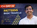 C Day 22 Pattern Printing in C - Basic Triangle Pattern Logic Building for Beginners