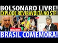 BOLSONARO LIVRE - MORAES e LULA ENTRAM em DESESPERO! LUIZ FUX E 2ª TURMA PODE MUDAR TUDO SOB BOLSONA