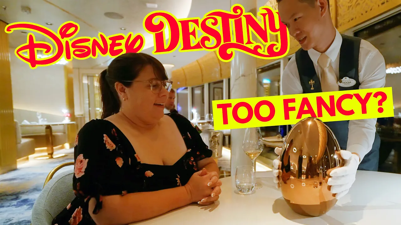 We Tried the Most Expensive Restaurant at Sea on Disney's Newest Ship!