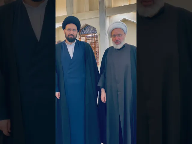 ⁣في يوم مولد الإمام المهدي عجل الله فرجه .. بعد ارتقاء المنبر ..
