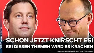 MACHTWECHSEL IN DEUTSCHLAND: Merz für GroKo! Aber schon jetzt knirscht es zwischen SPD und Union