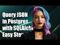 Query a specific JSON column postgres with sqlalchemy