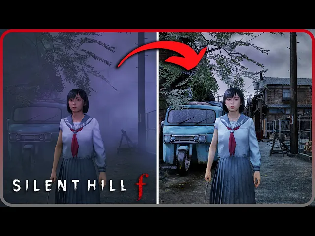 Silent Hill F No Fog Comparison