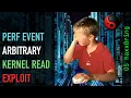 OS haxx0ring Let s exploit a profiling bug to read arbitrary kernel memory