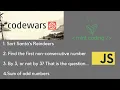 Solving four Codewars Javascript Array Coding Challenges