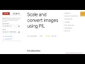Scale and convert images using PIL