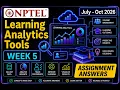 NPTEL Learning Analytics Tools Week 5 Assignment Answers 2026 100 Correct Answers