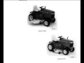 TM1582 John Deere GT242 GT262 GT275 TECHNICAL MANUAL