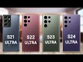 Samsung Galaxy S24 Ultra Vs Galaxy S23 Ultra Vs Galaxy S22 Ultra Vs Galaxy S21 Ultra Specs Review