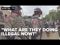 BODYCAM Troopers question legality of arrests at 2024 pro-Palestine protest