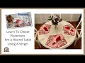 Learn To Create Placemats For A Round Table Using A Serger