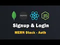 Registration and Login with Nodejs Express MongoDB Reactjs Part 1 Register API MERN Stack Auth