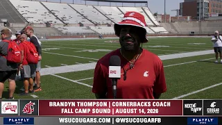 WSU Football Thompson Cato Blood Warner Fall Camp Press Conference 26
