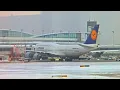 4K R Vintage Lufthansa Boeing 747 830 Chicago Ohare - D-ABYJ