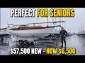 5 Bluewater Sailboats PERFECT For Seniors That Cost Almost NOTHING to Maintain