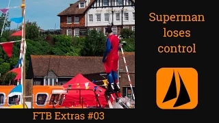 Superman loses control – jet flyboard stack accident – Rye Maritime Festival – FTB Extra