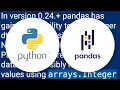 Convert Pandas column containing NaNs to dtype int