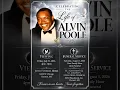 Alvin Poole funeral service