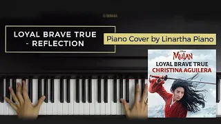 loyal brave true reflection ost disney mulan with lyrics piano cover by linartha piano
