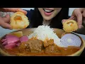 Download Lagu GOAT CURRY + RICE (ASMR EATING SOUNDS) NO TALKING | SAS-ASMR