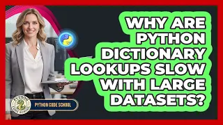 Why Are Python Dictionary Lookups Slow With Large Datasets - Python Code School