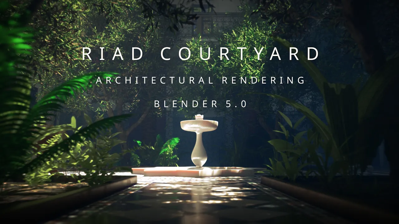 Arch Viz : Riad