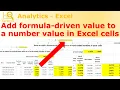 How to add a formula-driven value to a hard coded number in your cell value