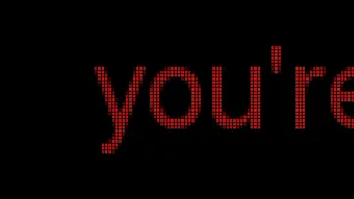 you re pretty Scrolling Text LED Light Moving Word Sign Board Running Banner Screen
