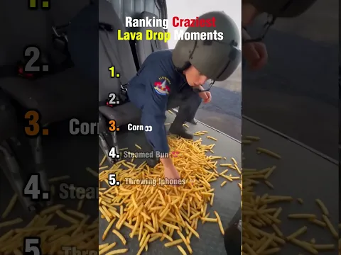 Things Dropped in Lava!