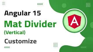31 Mat Divider Vertical Customize in Angular 15 angular material angular 15 tutorial
