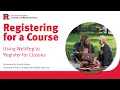 Rutgers Summer Session Registration Tutorial Register for Classes using WebReg