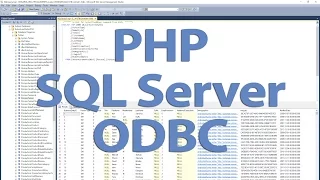 Connect to SQL Server Using PHP Via ODBC