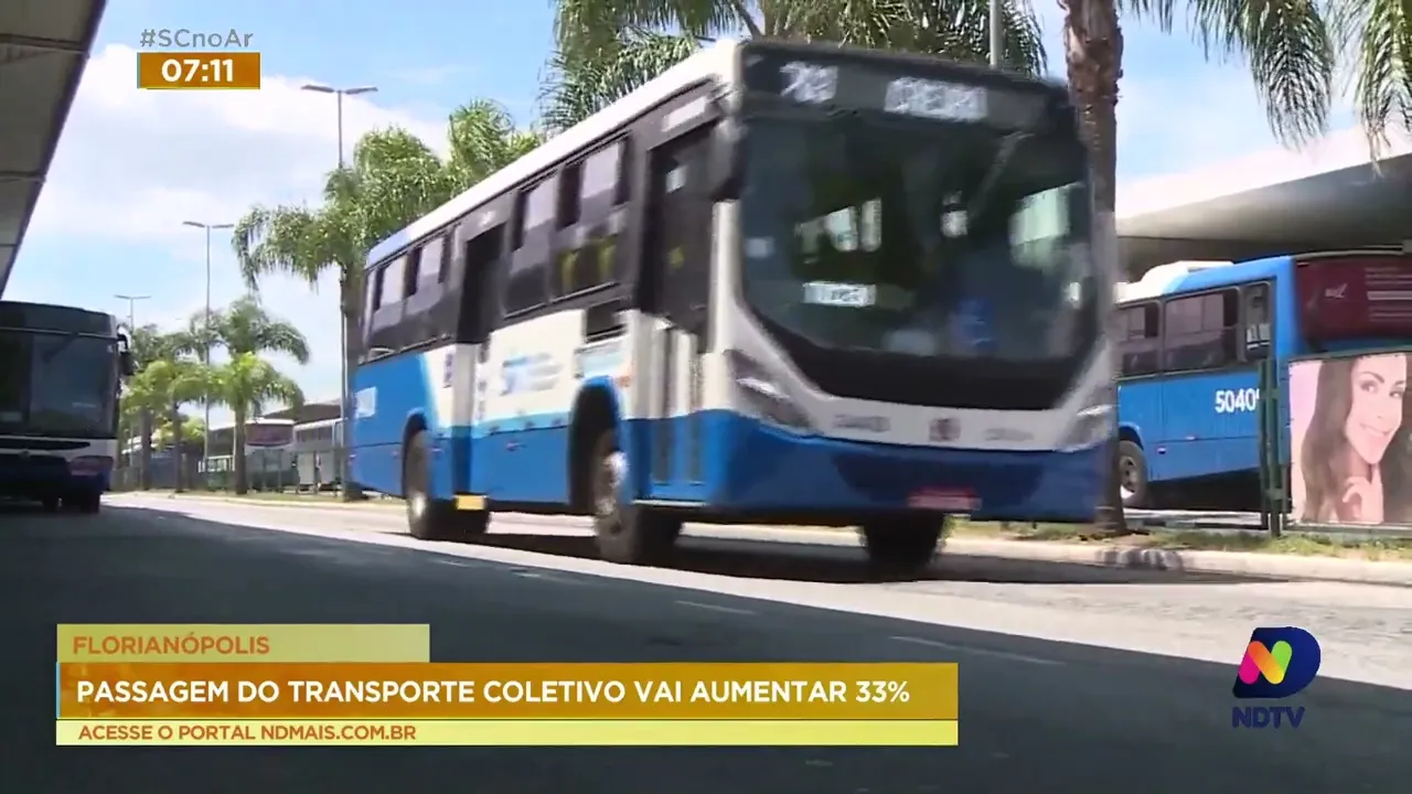 Ônibus mais caros: passagem do transporte coletivo vai aumentar 33% em Florianópolis