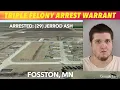 CAUGHT Triple Felony Arrest Warrant In Polk County