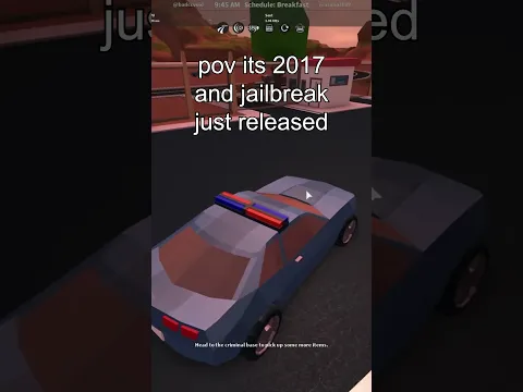 Did you play Roblox Jailbreak on Release Day?