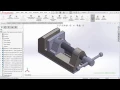 SolidWorks Bench Vise Complete