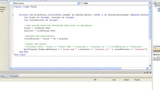 Visual Basic 2008 Input and Output