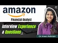 Amazon Interview Questions Financial Analyst Interview Amazon Interview Process