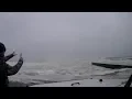 Windy Wavy Marine Storm Warning Timelapse in Ludington Michigan - February 24th 2019