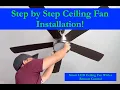How to Wire and Install a Ceiling Fan With Remote Light Fixture Removal