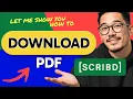 How to DOWNLOAD PDF from Scribd (Step by Step) 2025