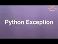 62 Python Exception Online Training Download app from below link