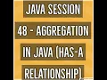 Java - Aggregation in Java HAS-A relationship