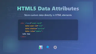 HTML5 Data Attributes Store Custom Data in HTML Elements Easily