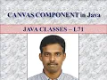 CANVAS in JAVA LEC 71