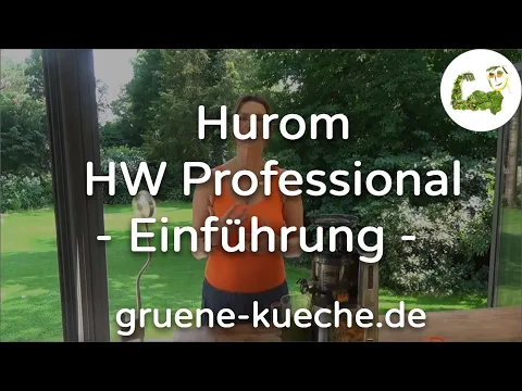 Hurom HW Professional (H22) Aufbau und Zusammensetzung